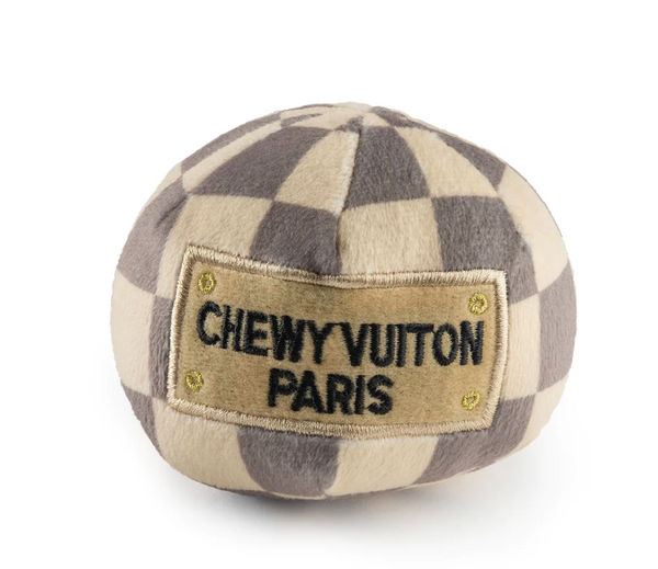 Checker Chewy Vuiton Ball Small