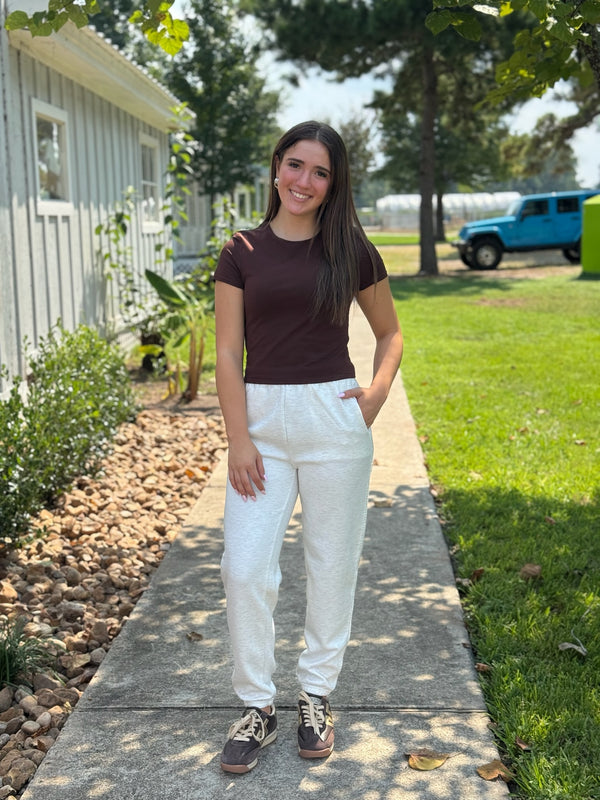 Josie Mel Soft Knit Pull On Jogger