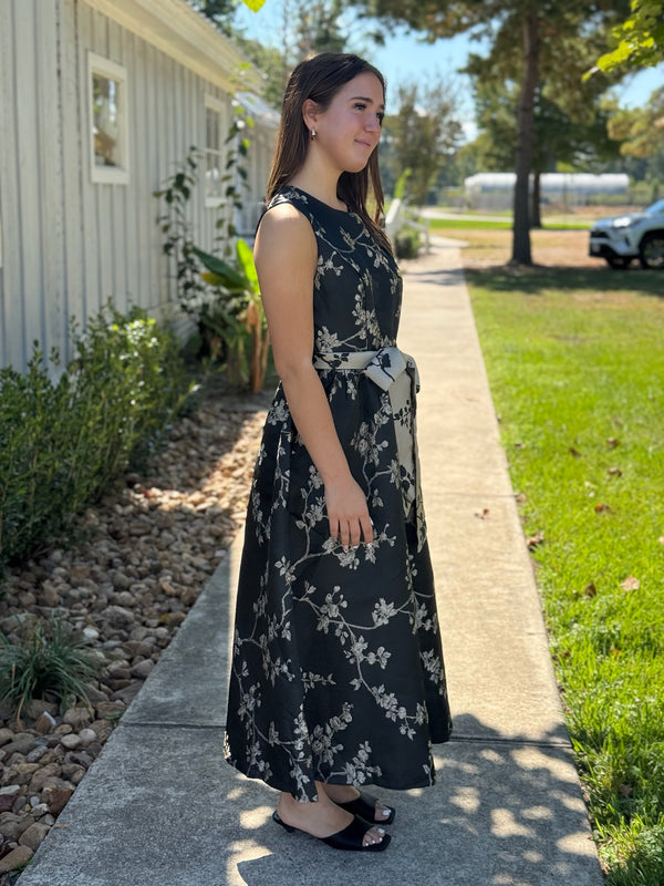 Vivian Jacquard Midi Dress