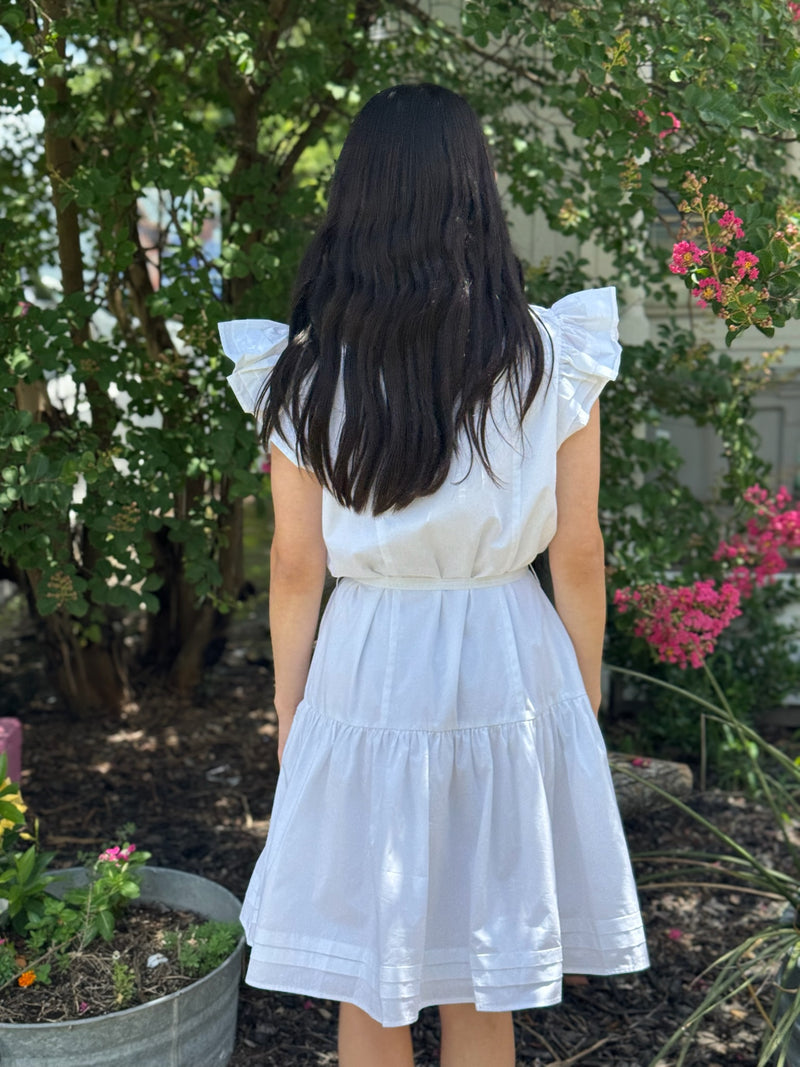 Ophelia White Mini Dress