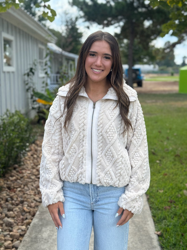 SO COZY CABLE JACKET