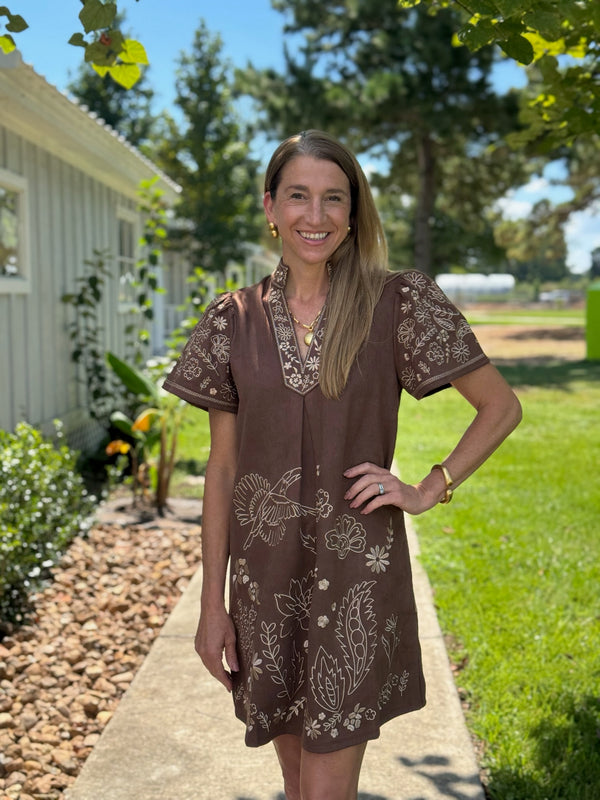 Michay Embroidery Detailed Dress