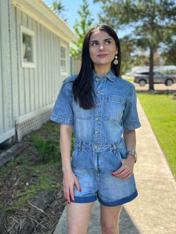 Chloe Denim Romper