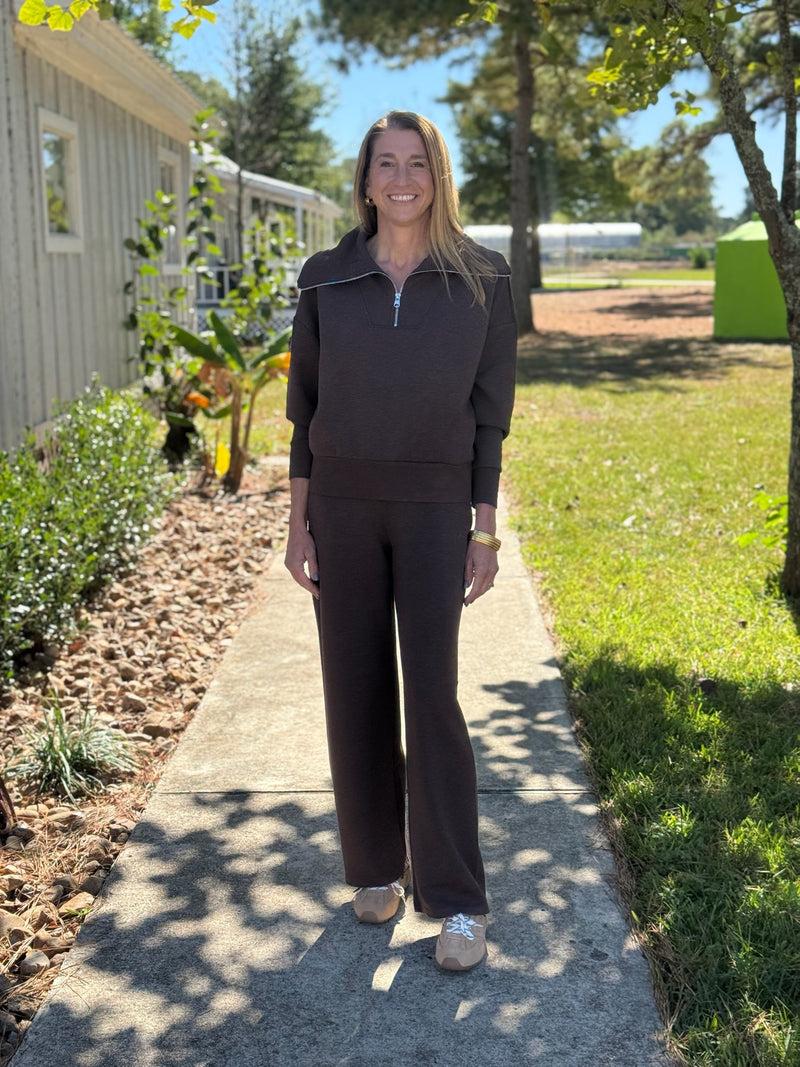 VICTORIA SOFT KNIT PULL ON STRAIGHT LEG PANT