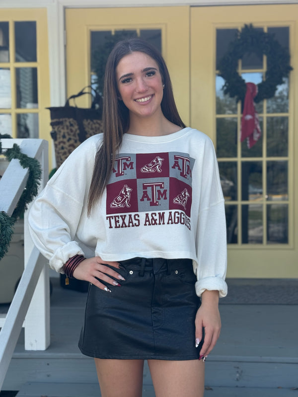 Gridiron Crewneck - Texas A&M University