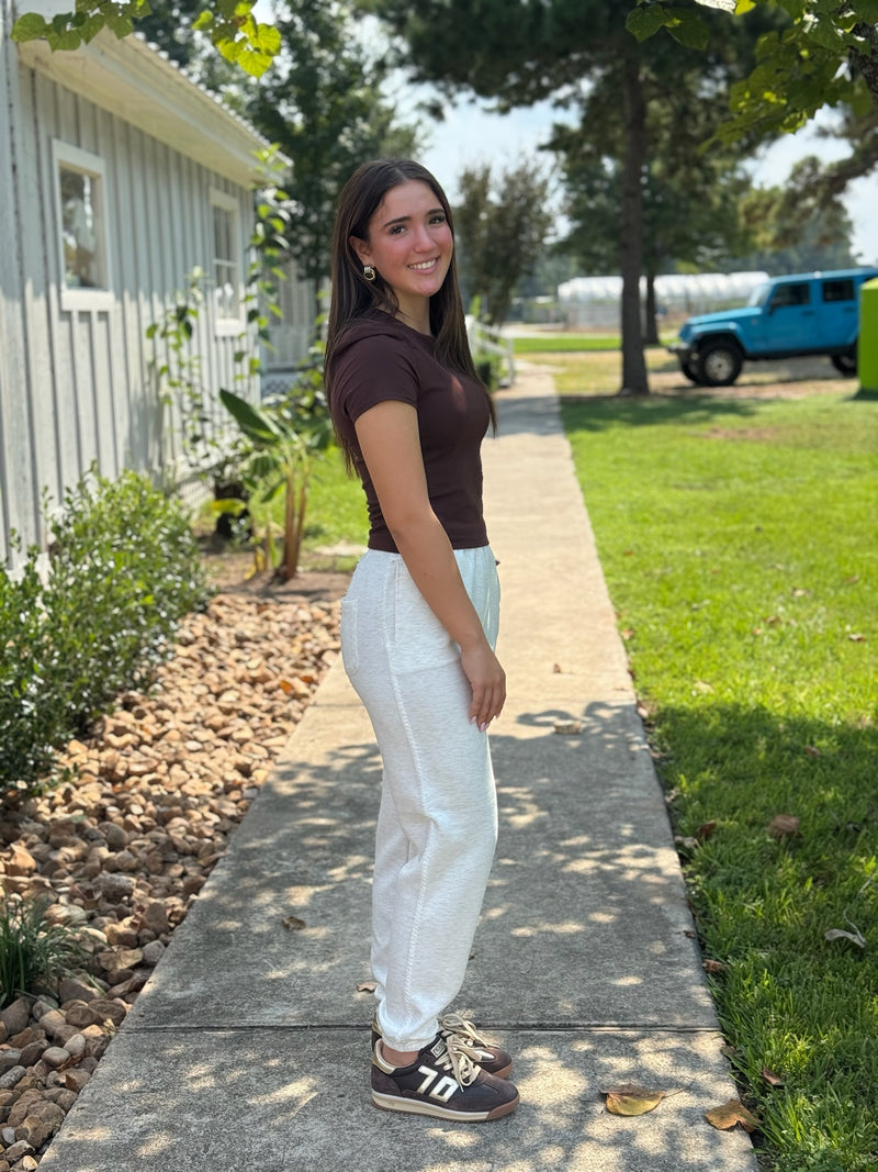 Josie Mel Soft Knit Pull On Jogger