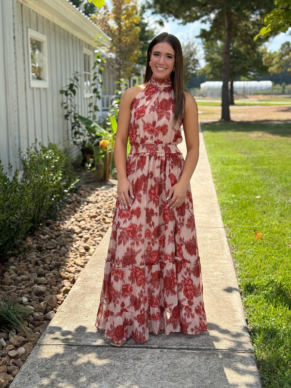 Khyler Halter Maxi Dress