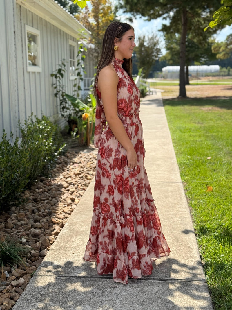 Khyler Halter Maxi Dress
