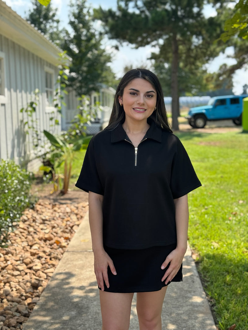 Butter Modal Skort - Black