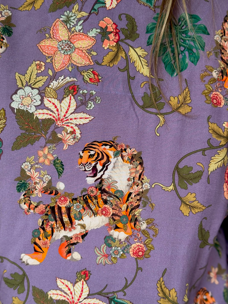Prancing Tiger Lilac Supersoft Pajamas