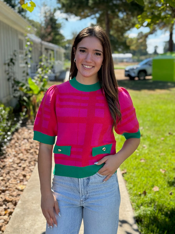 Bailey Plaid Sweater