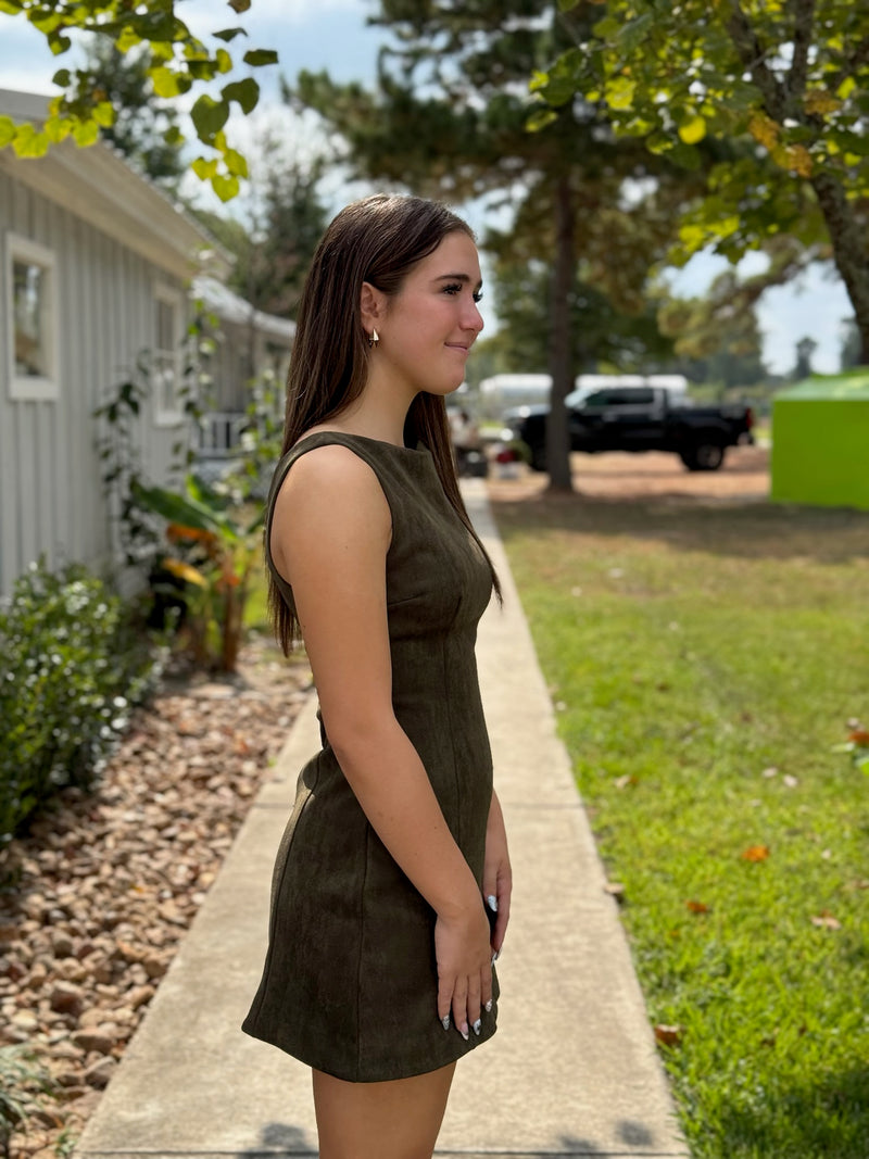 Louisa Dress - Olive