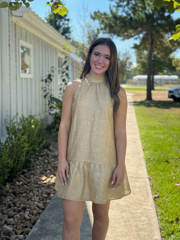 Lyla Gold Dress