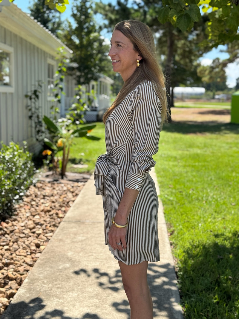Regina Striped Dress