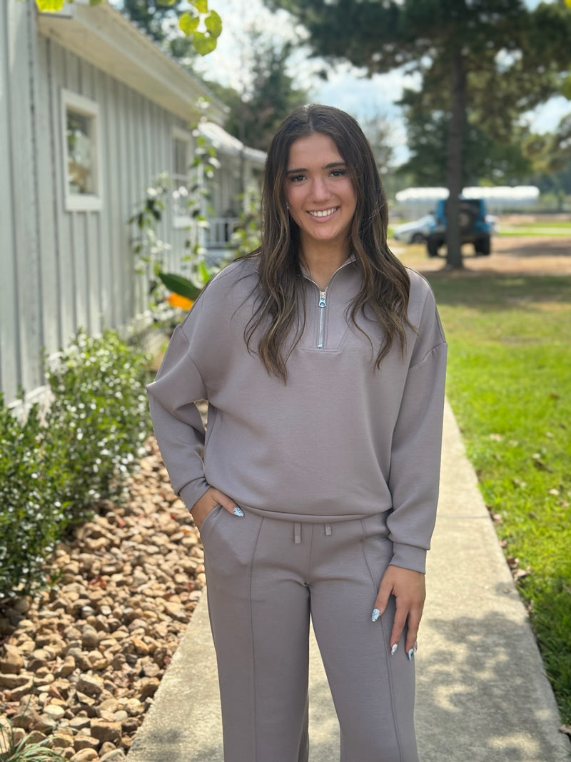 PRIDA SOFT KNIT DRAWSTRING PULL ON PANTS