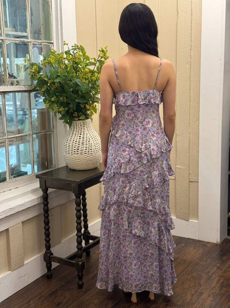 Luella Ruffled Maxi Dress