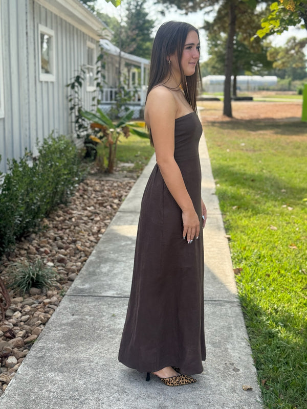 Anna Brown Dress