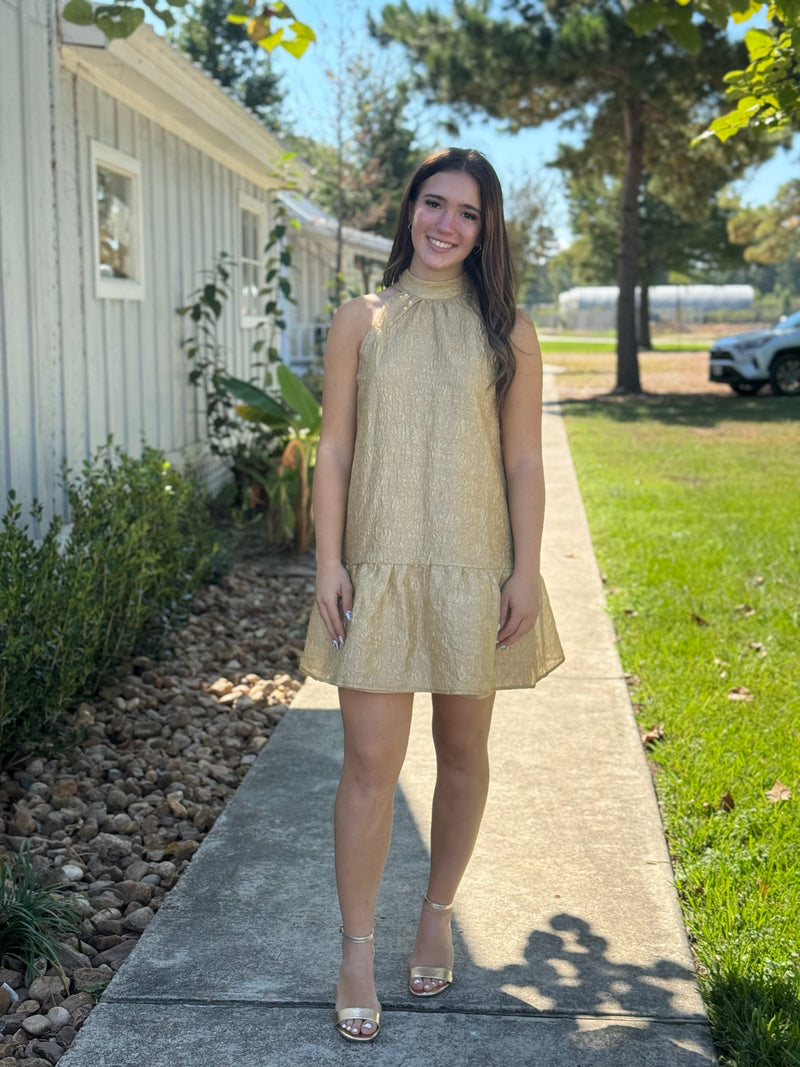 Lyla Gold Dress
