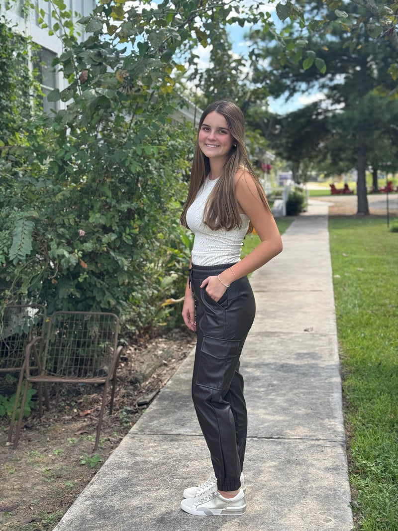 BLAIR VEGAN LEATHER PANT