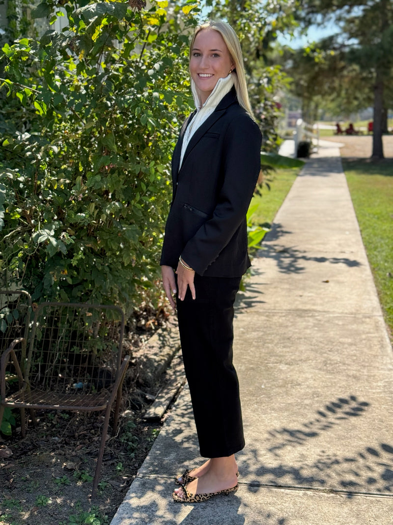 Cora Blazer Sweater Combo