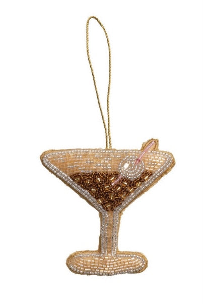 Fabric Cocktail Ornament