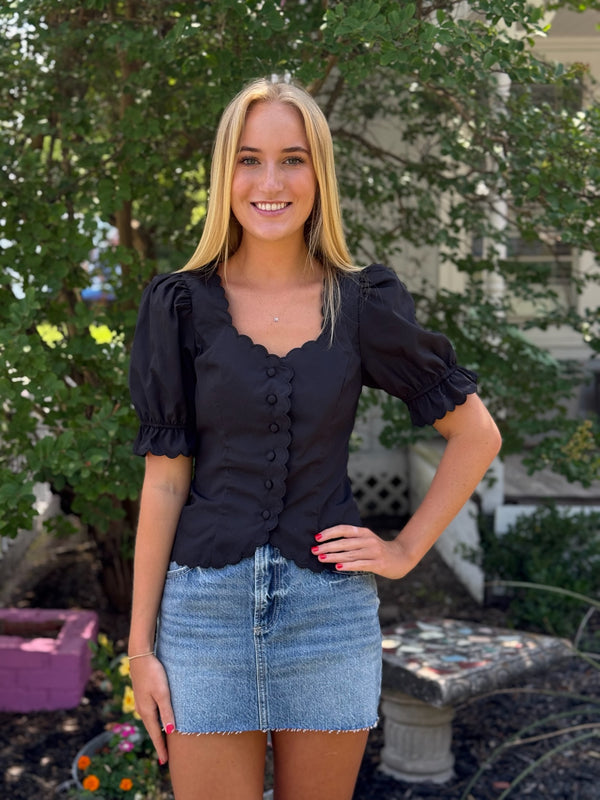 Daisy Low Slung Mini Skirt - Spectacle