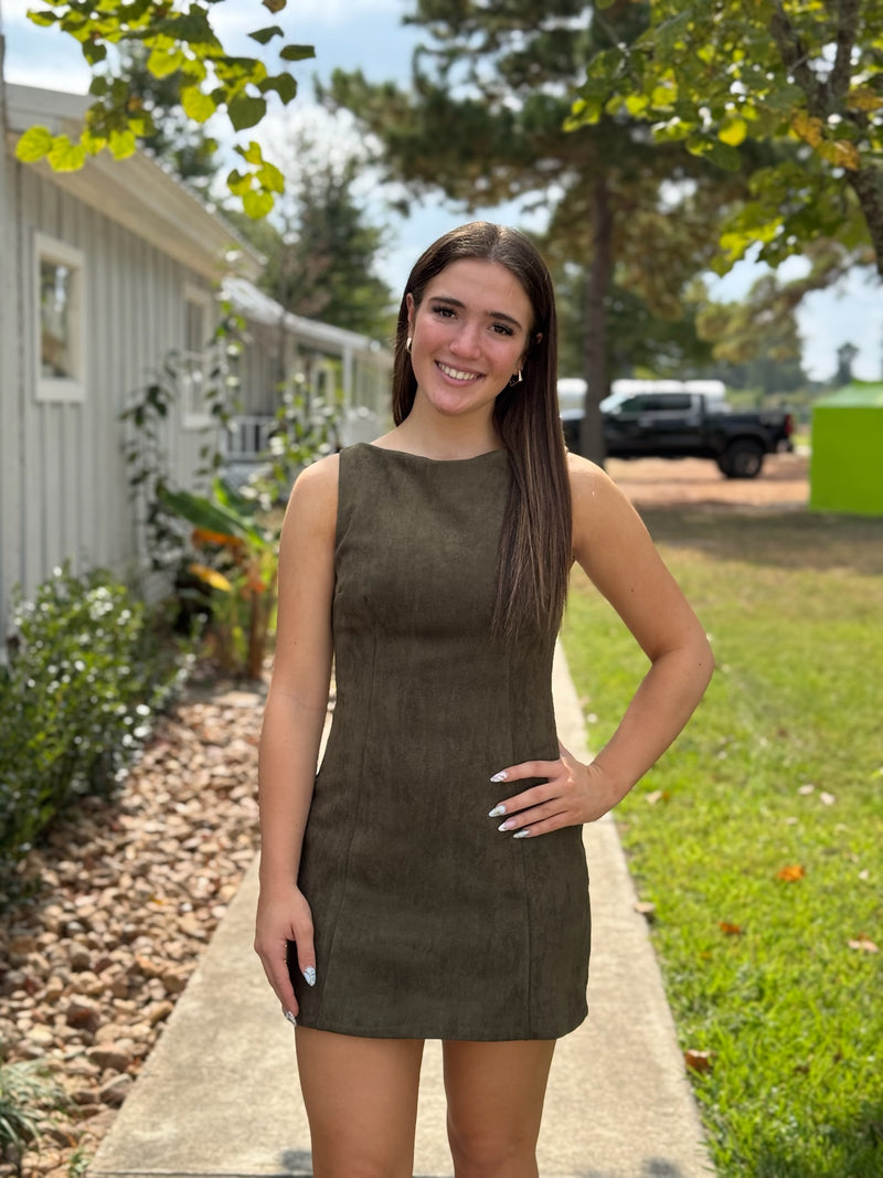 Louisa Dress - Olive