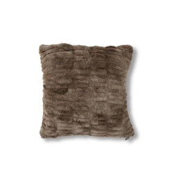 Ribbed Faux Fur Pillow