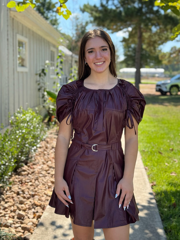 Mariah Belted Mini Dress