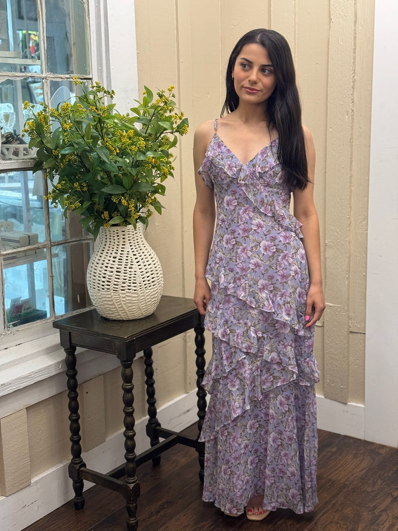 Luella Ruffled Maxi Dress