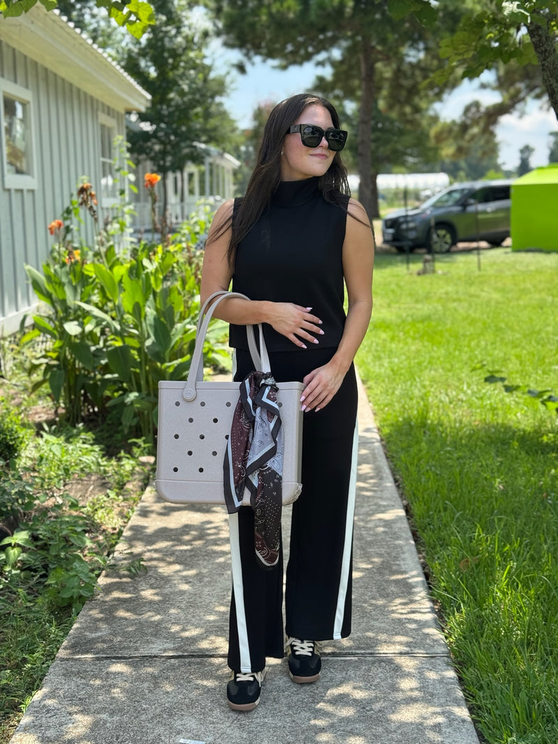 Gabbie Black & Ivory Pant