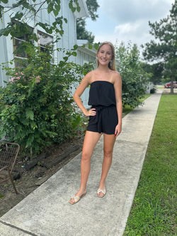 Mila Romper in Black