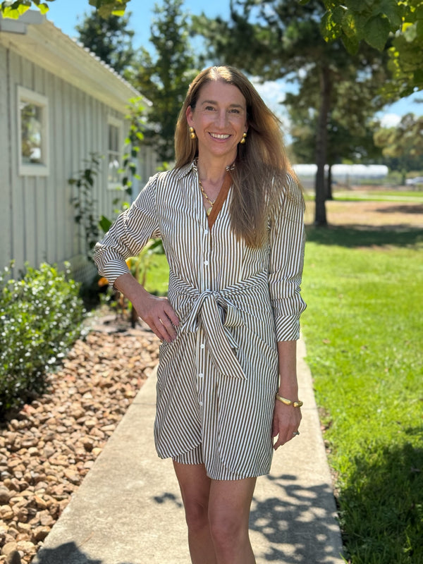 Regina Striped Dress