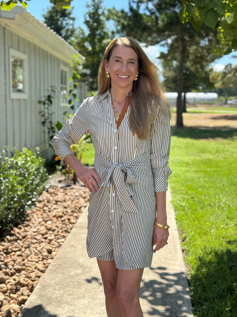 Regina Striped Dress