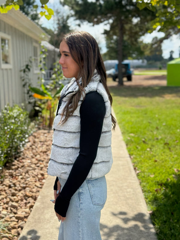 CLASSIC FUR VEST REVERSIBLE