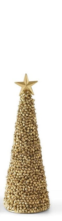 Gold Jingle Bell Tree - 13.5 Inch