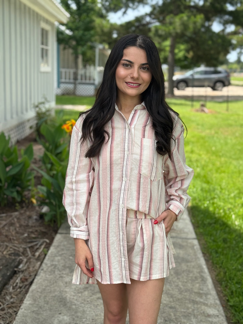 MARGUERITE SHORT - Pink