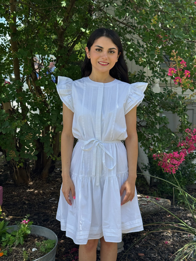 Ophelia White Mini Dress