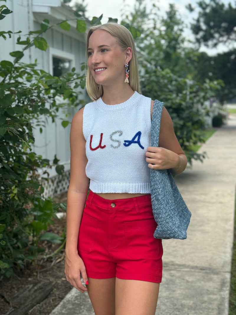 USA Knit Tank Top