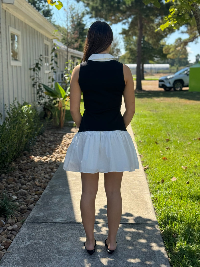 Lucia Black Mini Dress