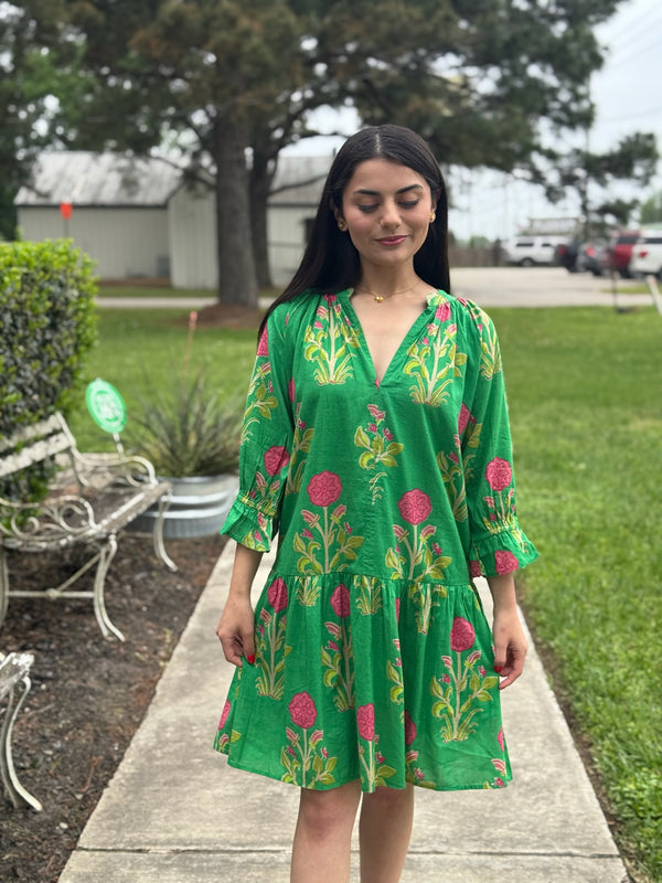 Katey Flower Print Dress