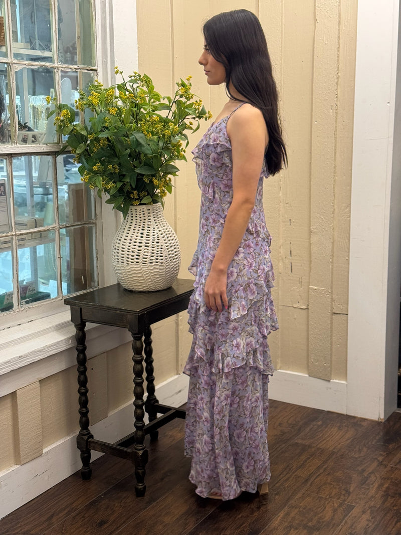 Luella Ruffled Maxi Dress