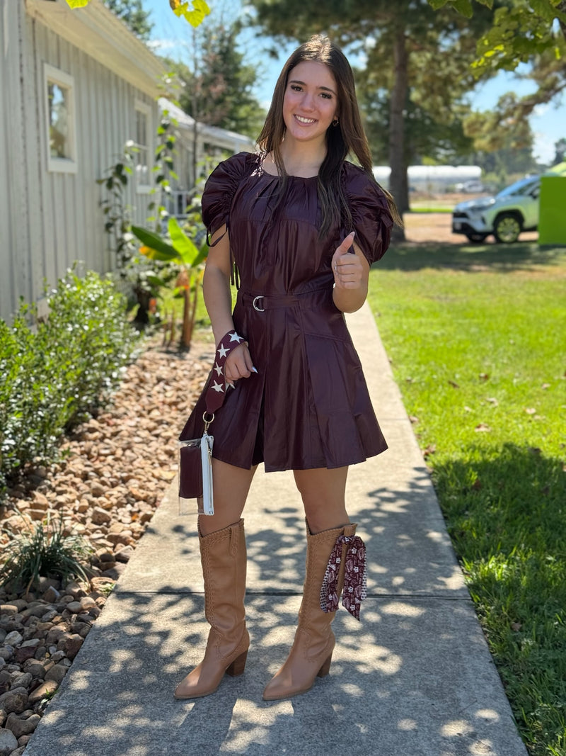 Mariah Belted Mini Dress