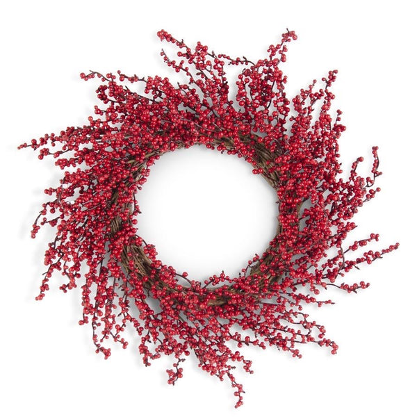 24 Inch Red Berry Wreath