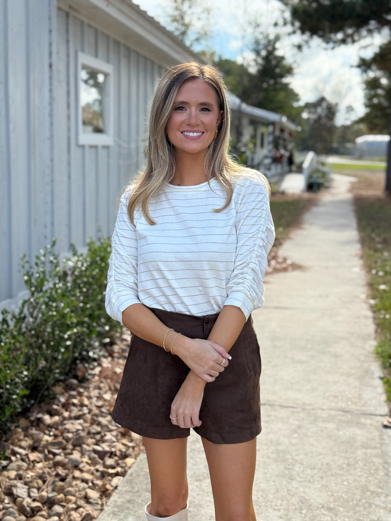 JULIA STRIPE KNIT TOP