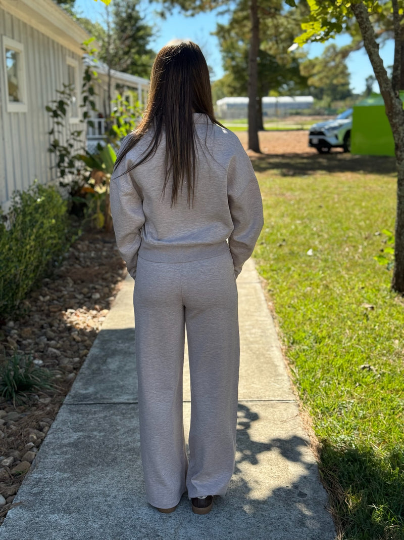 ERIKA SOFT KNIT W/ SATIN TRIM DRAWSTRING