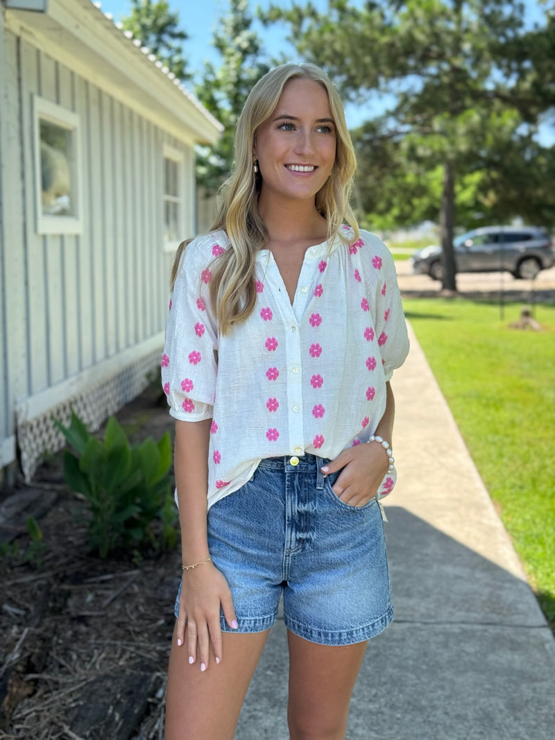 Saige High Rise A-Line Short - Safari