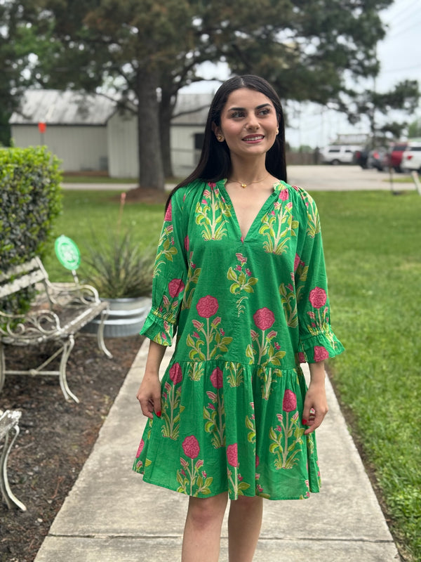 Katey Flower Print Dress