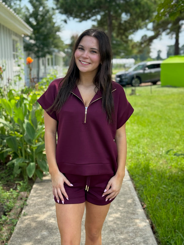 Amelia Set - Burgundy