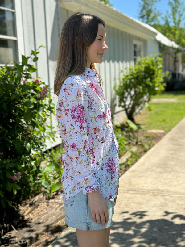 Bahama Rosa Button Down Shirt